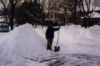 Ken Shoveling Snow